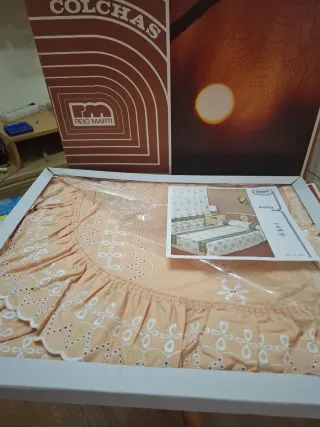 Colcha Reig Marti Retro Beige/Amarillo