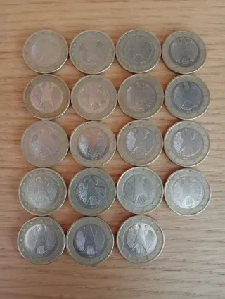 Monedas de un Euro Alemania