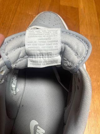 Nike Dunk Low Retro Grigio/Bianco - Taglia 45