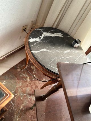 Mobile trucco Art Decó con specchio e tavolo