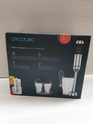 Batidora Power Titanblack 1500 XL cream&crush