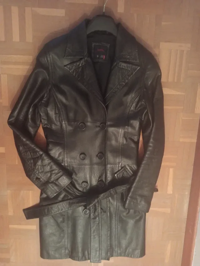 Chaquetón piel chica