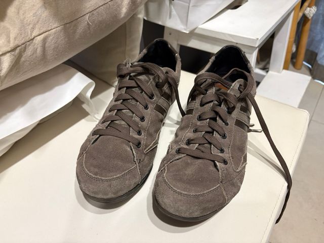 Zapatillas Geox Piel Nobuck Talla 43