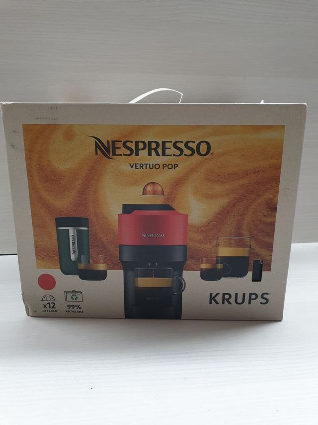 Cafetera Nespresso Vertuo Pop Roja