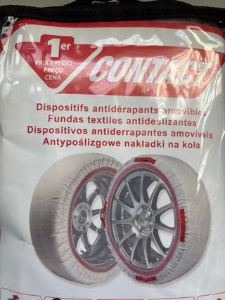 Cadenas/ fundas tela para la nieve, nuevas.