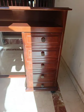 Mesa estudio madera infantil