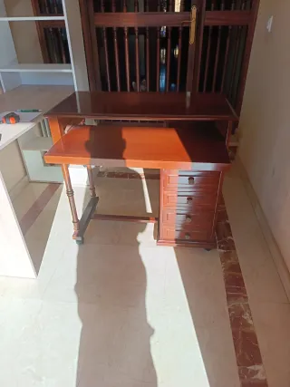 Mesa estudio madera infantil