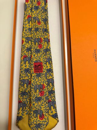 Corbata Hermes Elefantes