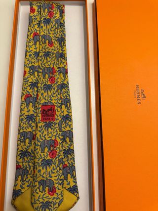 Corbata Hermes Elefantes
