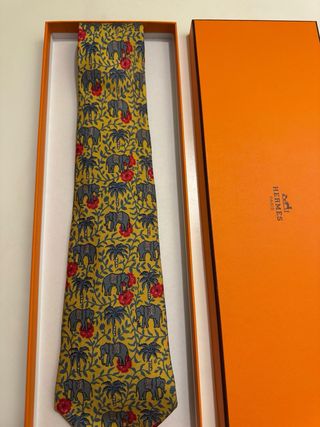 Corbata Hermes Elefantes