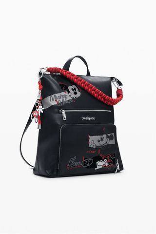 Mochila Desigual Mickey Negra Roja