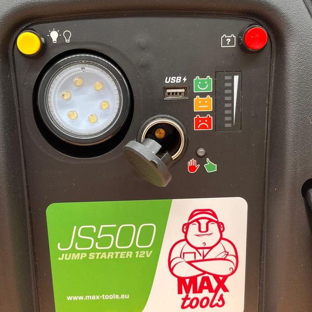 Arrancador MAXTOOLS JS500 2200A 22Ah