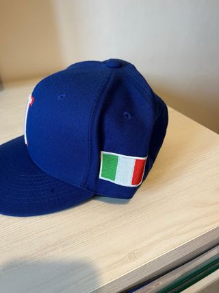 Cappellino Nazionale Italiana Baseball Blu