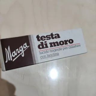 Lucido per scarpe Marga colore testa di moro