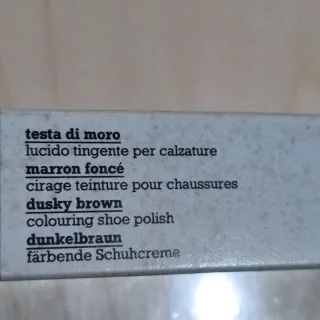 Lucido per scarpe Marga colore testa di moro