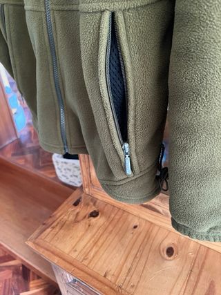 Fodera in pile per escursionismo Mito verde oliva