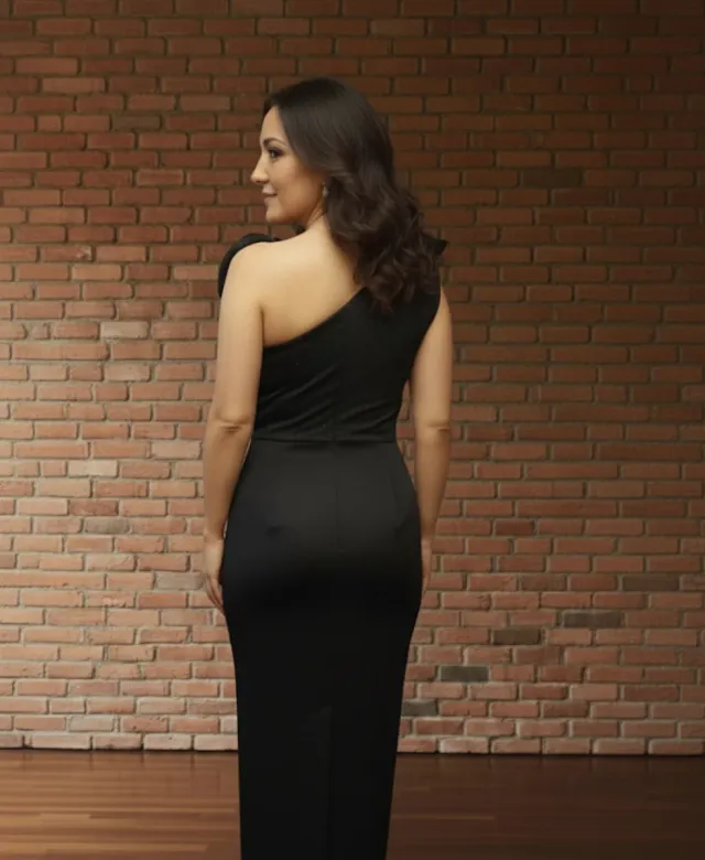 Vestido Negro para Ocasiones Especiales