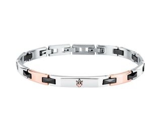 Pulsera Maserati Hombre Oro y Plata