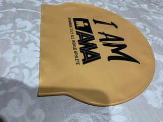 Gorro Natación Ironman Dorado World Athlete