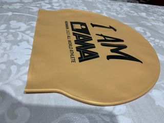 Gorro Natación Ironman Dorado World Athlete