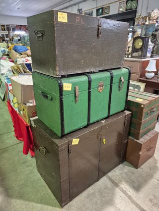 Cinque casse/bauli vintage