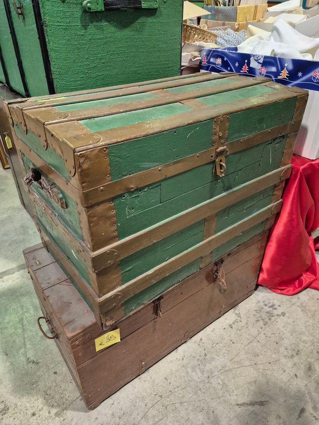 Cinque casse/bauli vintage