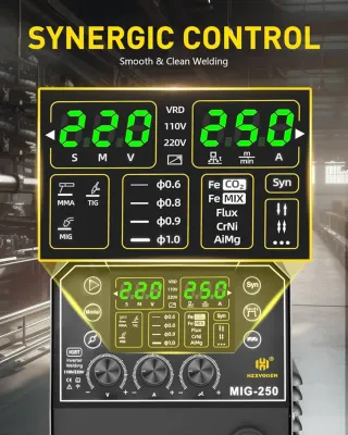 Soldadora HZXVOGEN MIG 250