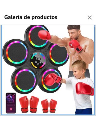 Máquina de Boxeo Inteligente con Luces LED