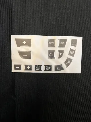 Set adesivi pulsanti Citroen C4 Picasso