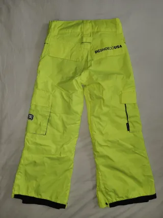 Pantalón Snowboard DC Niño Amarillo Neón