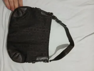 Borsa Calvin Klein marrone monogram