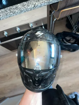 Casco Scorpion R1 Exo Carbon Air Con intercom