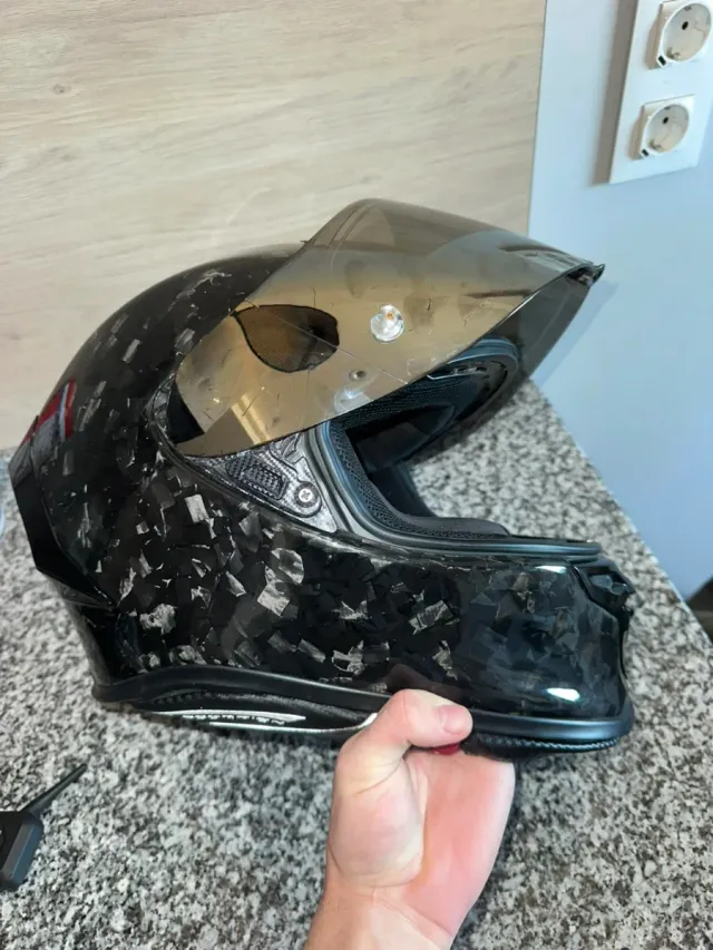 Casco Scorpion R1 Exo Carbon Air Con intercom