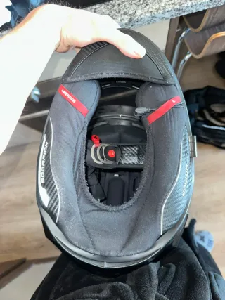 Casco Scorpion R1 Exo Carbon Air Con intercom