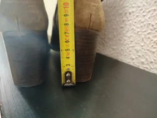 Botas altas de ante marrón