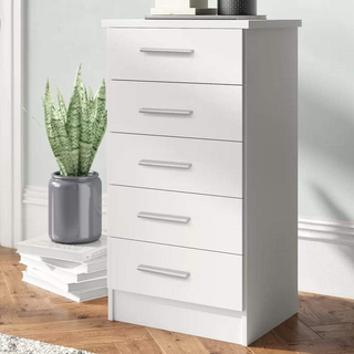 Mobile Cassettiera Mobiletto 5 Cassetti in Legno M