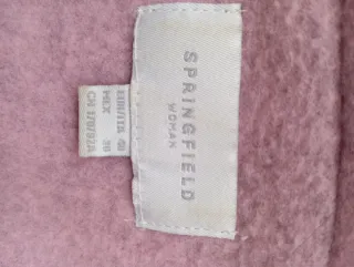 Chaqueta Springfield Mujer Talla 40 Rosa