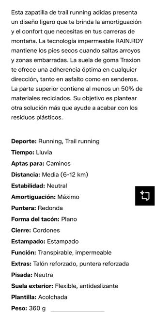 Zapatillas Adidas Terrex