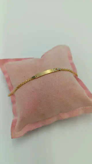Pulsera de oro de 18kt.