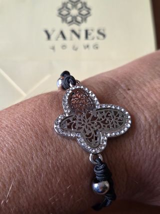 Pulsera Yanes Young Mariposa y Borla