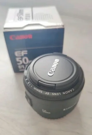 Objetivo Canon 50mm 1:1.8 II