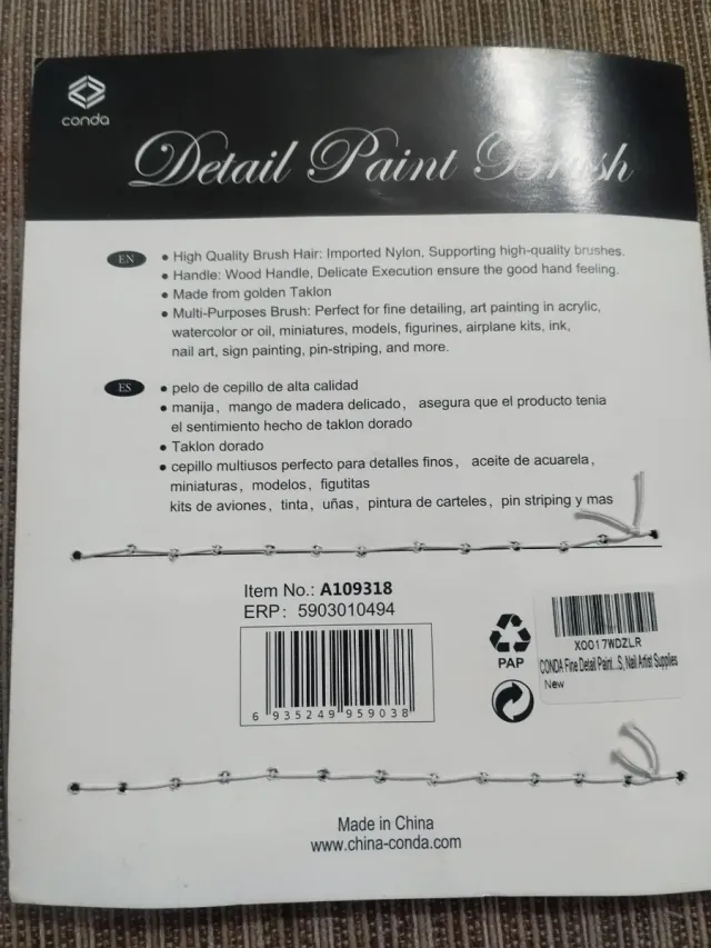 Set Pinceles y espátulas Conda