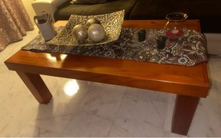 Conjunto Muebles Salón Madera y Cristal