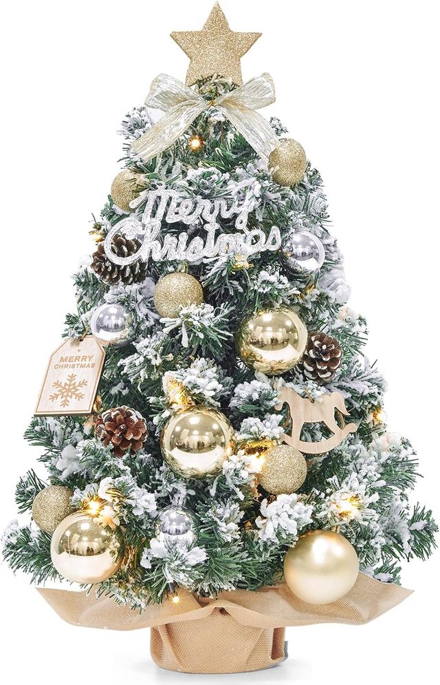 Mini árbol de Navidad Artificial 60cm con luces