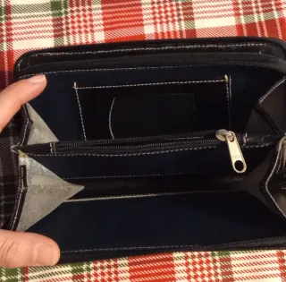 Cartera billetera monedero mujer cuero