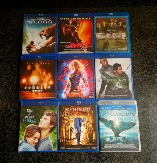 3 blurays por 10 euros