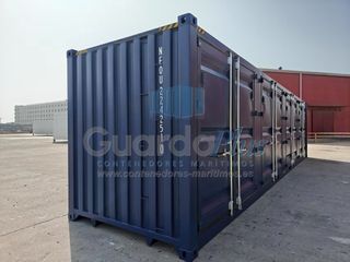 Contenedor marítimo 40HC pies con 4 puertas