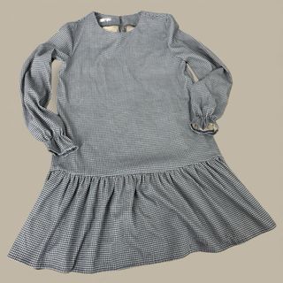 Vestito donna grigio e bianco