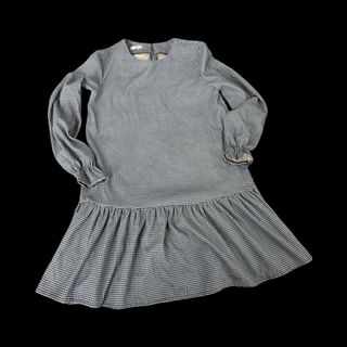 Vestito donna grigio e bianco