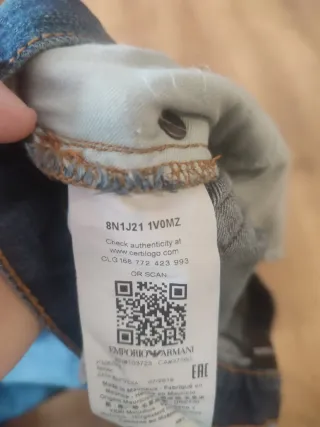 Pantalón Vaquero Emporio Armani Talla M